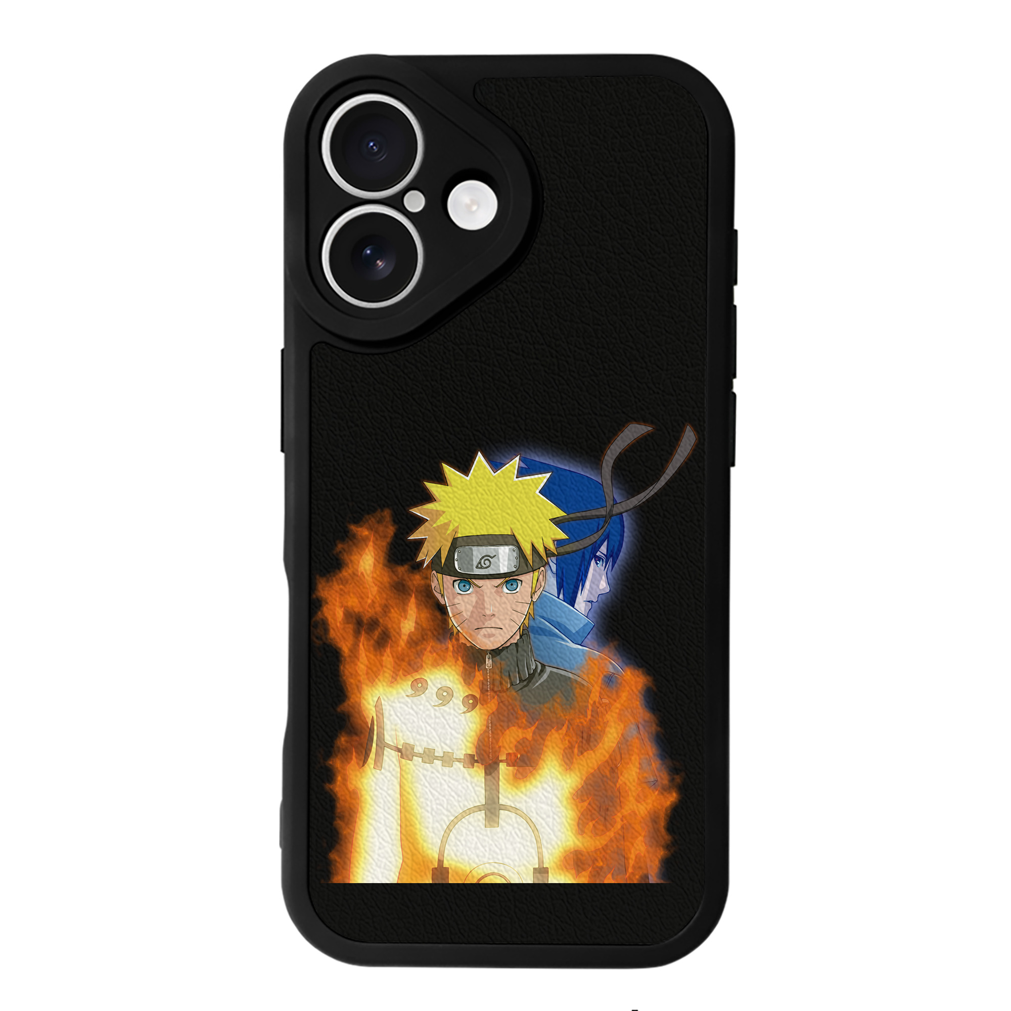 （画像用） NARUTO -ナルト- うずまき ナルト Uzumaki Naruto 【iPhone 16シリーズ対応】シリコンスマホケース（レザー調） 材質：シリコン